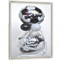 Geschenkballon zum Geburtstag, "Fußball" Happy Birthday