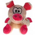 Liegendes Schweinchen, rosa, Plüschtier, Halter für heliumgefüllte Luftballons, 40 cm