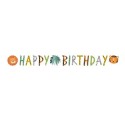 Dschungeltiere Geburtstagsgirlande Happy Birthday zum Kindergeburtstag
