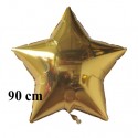 Sternballon Jumbo gold, 90 cm (ungefüllt)