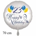 Happy Birthday Balloons. Großer Luftballon zum 23. Geburtstag