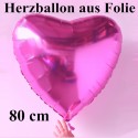 Herz Jumbo pink (ungefüllt)