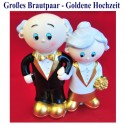 Brautpaar, Hochzeitsdeko, Goldene Hochzeit 04