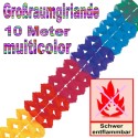 Großraum-Girlande Multicolor, 10 Meter