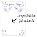 Grußkarte zur Hochzeit, Alles Gute zur Hochzeit Tauben: Ballongrüße