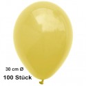 Luftballons-Gelb-100-Stück-28-30-cm