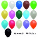 Luftballons-Bunt-gemischt-10-Stück-25-cm