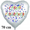 Gute Besserung Luftballon aus Folie. Rainbow-Color. 70 cm, ohne Helium