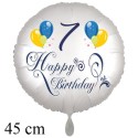 Happy Birthday Balloons Luftballon zum 7. Geburtstag