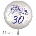 Happy Birthday Konfetti  Luftballon zum 30. Geburtstag