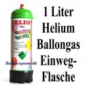 Ballongas-Helium Einwegbehälter 1 Liter Heliumgas