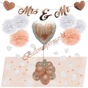 Deko-Set mit Luftballons zur Hochzeit, Alles Liebe zur Hochzeit