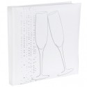 Hochzeits-Gästebuch Champagner