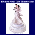 Hochzeitstorten-Dekoration Hochzeitspaar, Cremefarben