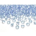 Konfetti Tisch- und Streudekoration, Diamond Konfetti, hellblau, kristallklar