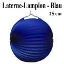 Laterne-Lampion Blau, 25 cm