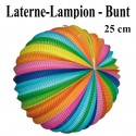 Laterne-Lampion Bunt, 25 cm