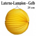Laterne-Lampion Gelb, 25 cm