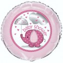 Baby Shower Luftballon Pink mit Helium