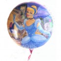 Luftballon Prinzessin Cinderella, Disney, Folienballon ohne Ballongas