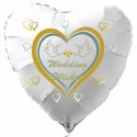 Hochzeit, Luftballon aus Folie, Wedding Wishes