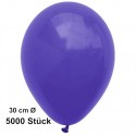 Luftballons, Latex 30 cm Ø, 5000 Stück / Violett - Gute Qualität