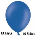 Luftballons, Latex 23 cm Ø, 10 Stück / Blau - Gute Qualität