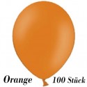 Luftballons, Latex 23 cm Ø, 100 Stück / Orange - Gute Qualität