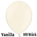Luftballons, Latex 23 cm Ø, 100 Stück / Vanilla - Gute Qualität