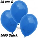Luftballons 25 cm Ø, Blau, 5000 Stück