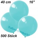 Luftballons Latex 40cm Ø, Babyblau, 500 Stück