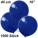 Luftballons Latex 40cm Ø, Dunkelblau, 1000 Stück