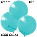 Luftballons Latex 40cm Ø, Hellblau, 1000 Stück