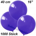 Luftballons Latex 40cm Ø, Violett, 1000 Stück