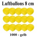 Luftballons Mini 8 cm, 1000 Stück, Wasserbomben, Gelb