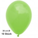 Luftballons-Apfelgrün-10-Stück-28-30-cm