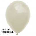 Luftballons, Latex 30 cm Ø, 1000 Stück / Elfenbein - Gute Qualität