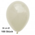 Luftballons-Elfenbein-100-Stück-28-30-cm