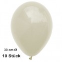 Luftballons-Elfenbein-10-Stück-28-30-cm