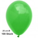 Luftballons-Grün-100-Stück-25-cm