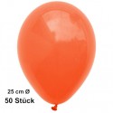 Luftballons-Orange-50-Stück-25-cm