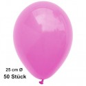 Luftballons-Pink-50-Stück-25-cm