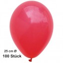 Luftballons-Rot-100-Stück-25-cm