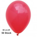 Luftballons-Rot-50-Stück-28-30-cm