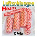 Luftschlangen Hearts 50 Rollen