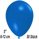 Luftballons Mini, Blau, 50 Stück, 8-12 cm 