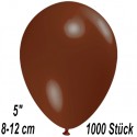 Luftballons Mini, Braun, 1000 Stück, 8-12 cm 