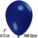 Luftballons Mini, Dunkelblau, 1000 Stück, 8-12 cm 