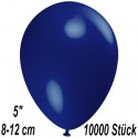 Luftballons Mini, Dunkelblau, 10000 Stück, 8-12 cm 