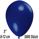 Luftballons Mini, Dunkelblau, 5000 Stück, 8-12 cm 